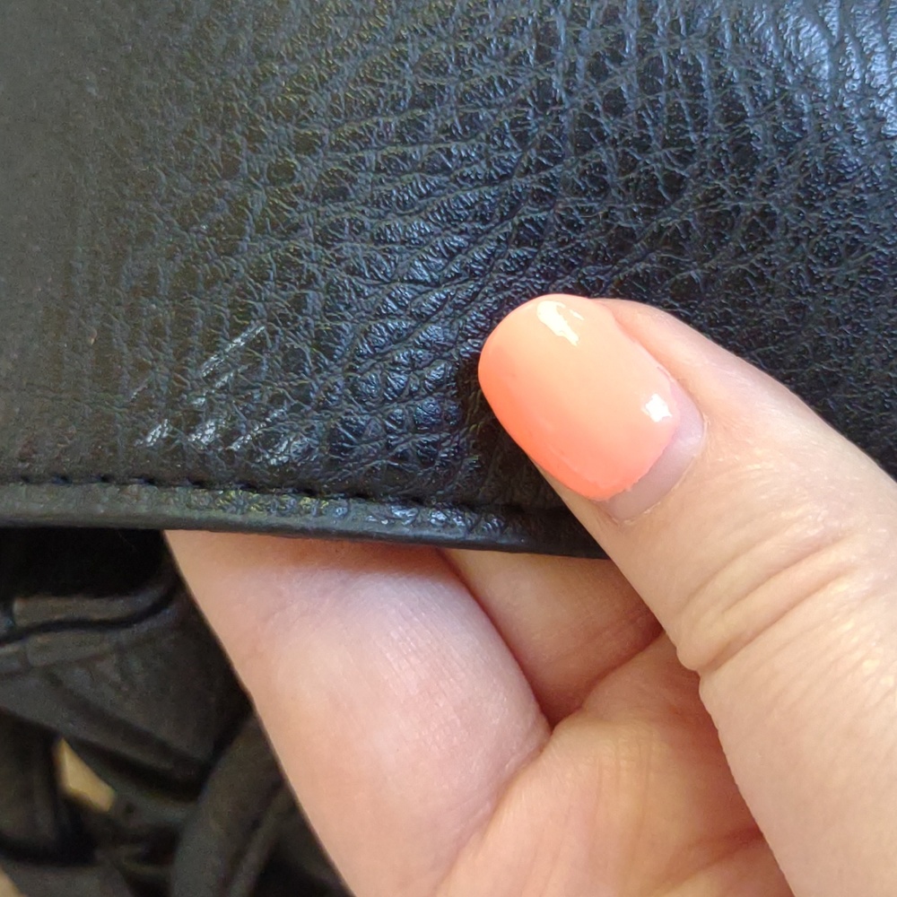 Faux Leather Rampage Backpack - Picture 5 of 5